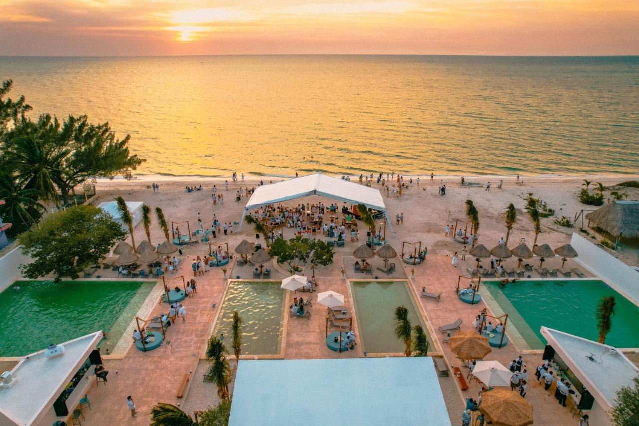 Totem Beach Club Celestun Extérieur photo